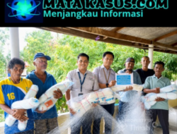 PT Timah Serahkan Bantuan Jaring untuk Nelayan Sawang