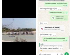 Ponton Timah Diduga Beroperasi di Depan Polairud Sungailiat, H. Bidin Disebut Korlap Setor Rp1 Juta per Ponton