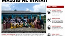 PT Timah Bantu Perbaikan TPQ dan MDA Masjid Al Inayah