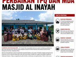 PT Timah Bantu Perbaikan TPQ dan MDA Masjid Al Inayah