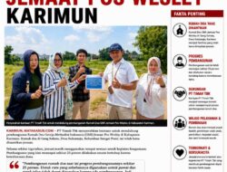 PT Timah Tbk Bantu Wujudkan Rumah Doa Jemaat Pos Wesley Karimun