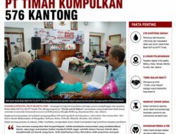 Bulan Bakti HUT ke-50, PT Timah Kumpulkan 576 Kantong Darah