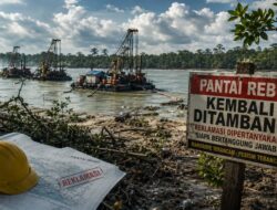 Usai Direklamasi, Pantai Rebo Kembali Ditambang: Mangrove Terancam, Pengawasan Dipertanyakan