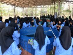 Belajar Mengelola Lahan Pascatambang, Siswa SMK IT Jamalullail Eksplorasi Kampoeng Reklamasi Air Jangkang PT Timah Tbk