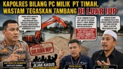 Ponton Haji Bidin di Alur Jelitik Disorot, Kapolres Bilang PC Milik PT Timah, Wastam Tegaskan Tambang di Luar IUP