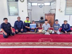 Puluhan Tahun Tak Tersentuh Renovasi, Masjid Al Fatah di Belitung Timur Terima Bantuan PT Timah Tbk