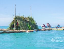 Pulihkan Habitat Laut, PT Timah Tbk Hadirkan Inovasi Terumbu Buatan dan Restocking Cumi untuk Nelayan