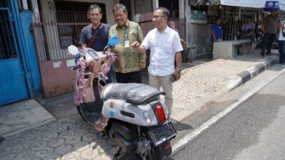 Ridwan Amir Bawa Pulang Sepeda Motor dari Gebyar Pajak Pangkalpinang