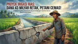 Proyek Irigasi Rias Rp43 Miliar Tuai Sorotan: Ada Apa dengan Mutu Pekerjaan?